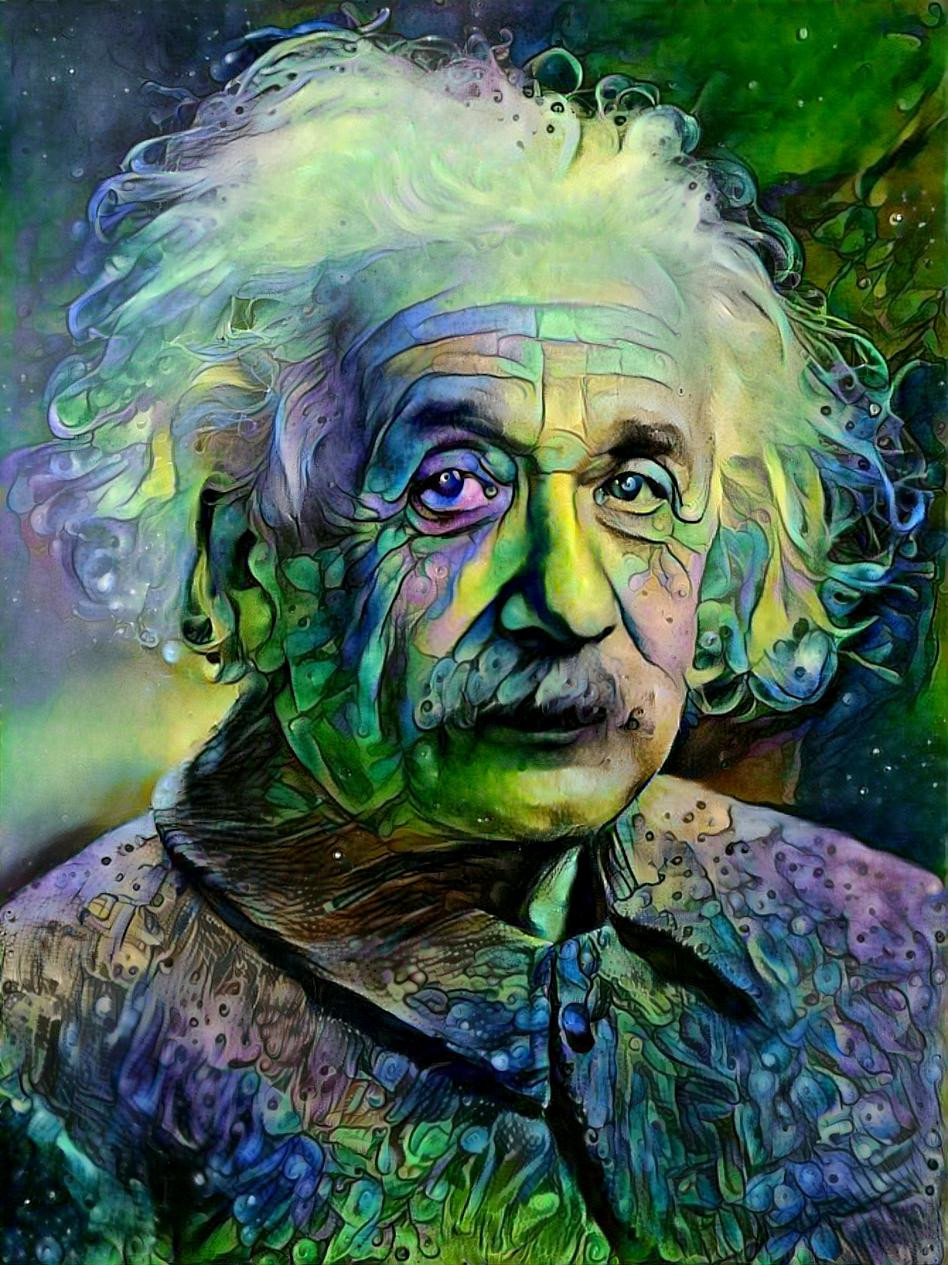 Green Blue Einstein