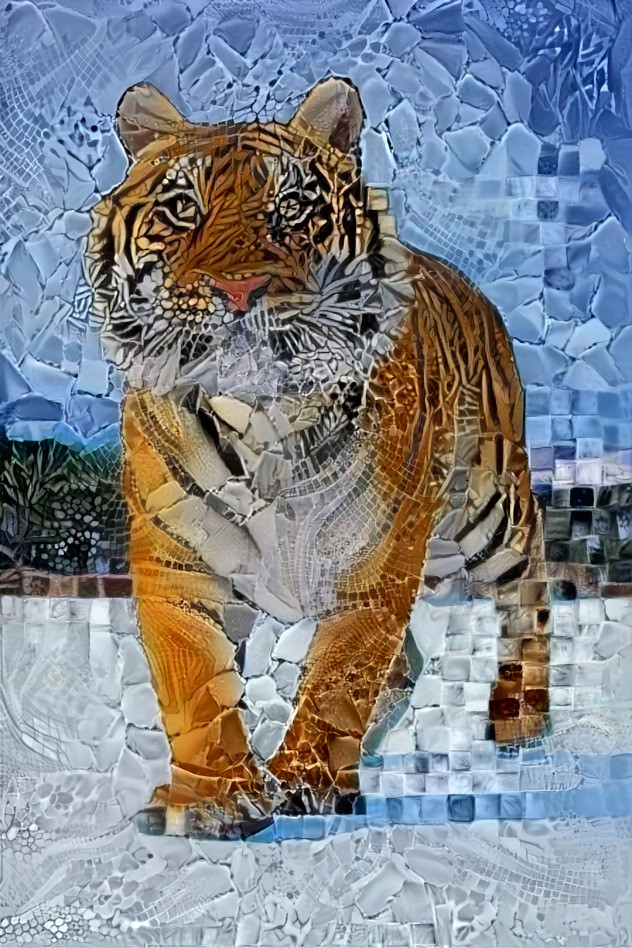 snow-tiger mosaic 2