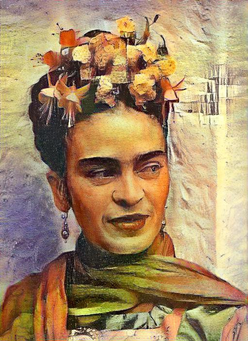 Frida Kahlo in her own style