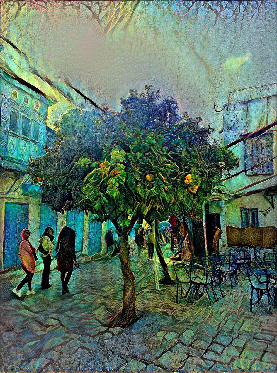 Place Sidi Bou Saïd Café by Tyna