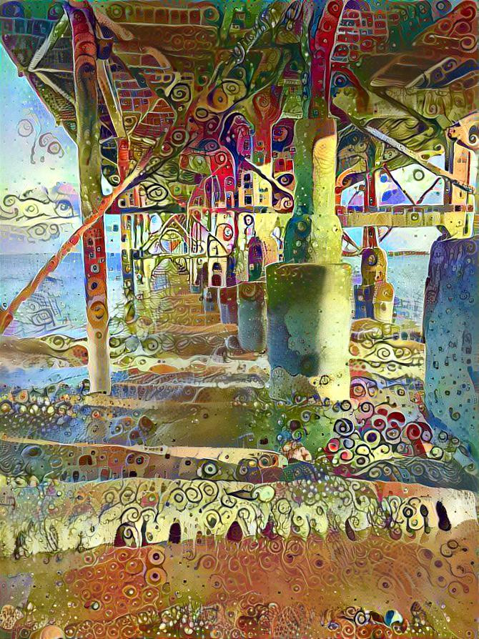 Teignmouth pier, low tide.