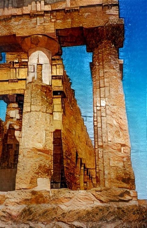 Part of Greek temple , Agrigento Socily
