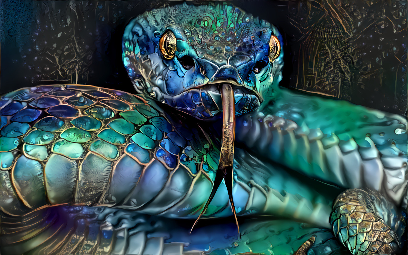 Japanese Blue Poison Snake [1.2MP]