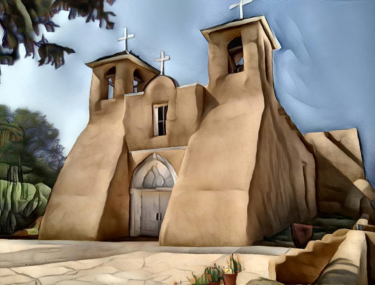San Francisco de Asis Church, Ranchos de Taos, New Mexico (OC)