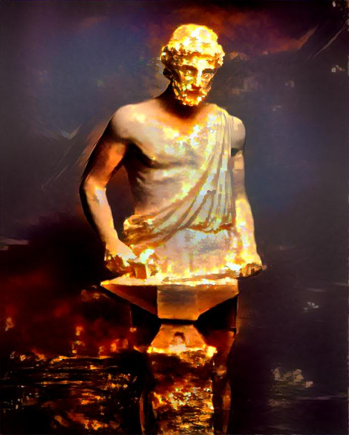 Hephaestus god of fire
