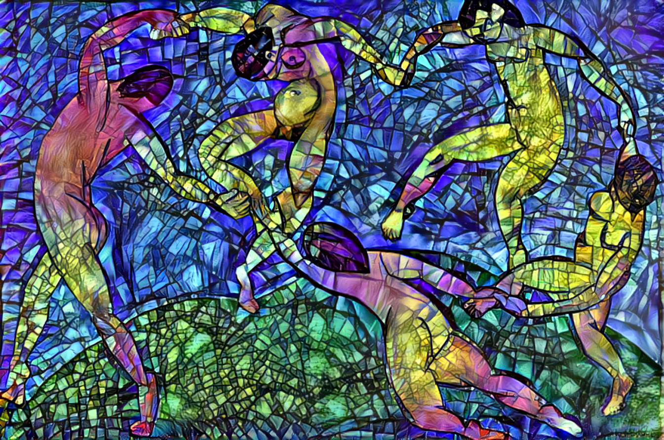 stained glass dance