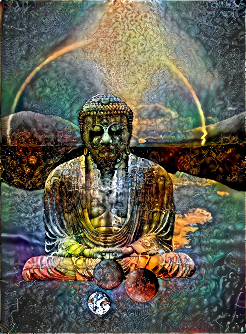 Trauriger Buddha - Textur von SILVERDALI