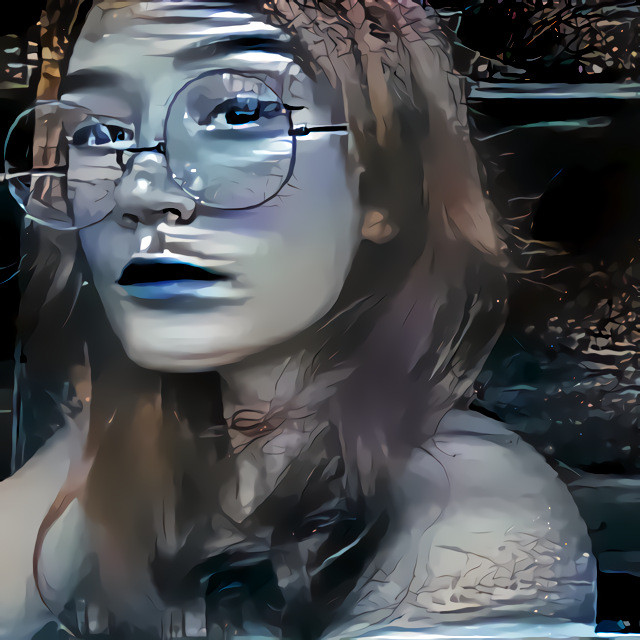 GLITCHY!      Type:         Deep Style      Used settings:         Enhance: Extra-High         Resolution: 0.6MP         Depth: Deep         Style Weight: 50%         Style Scale: 100%         Preserve Original Colors: No