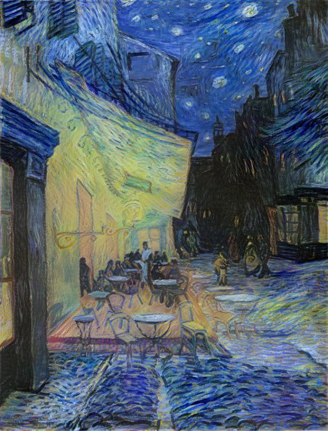 Starry Night's Cafe Terrace