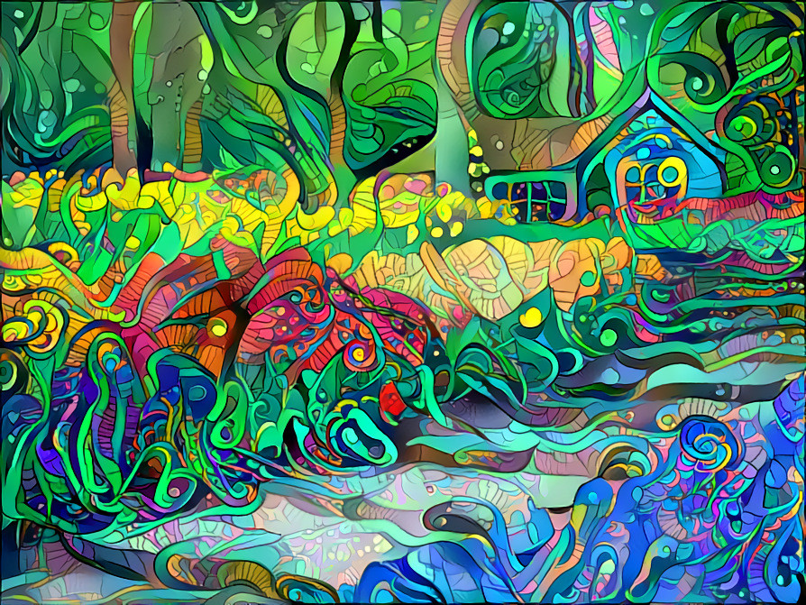Pixie-cottage in pixie-Forest