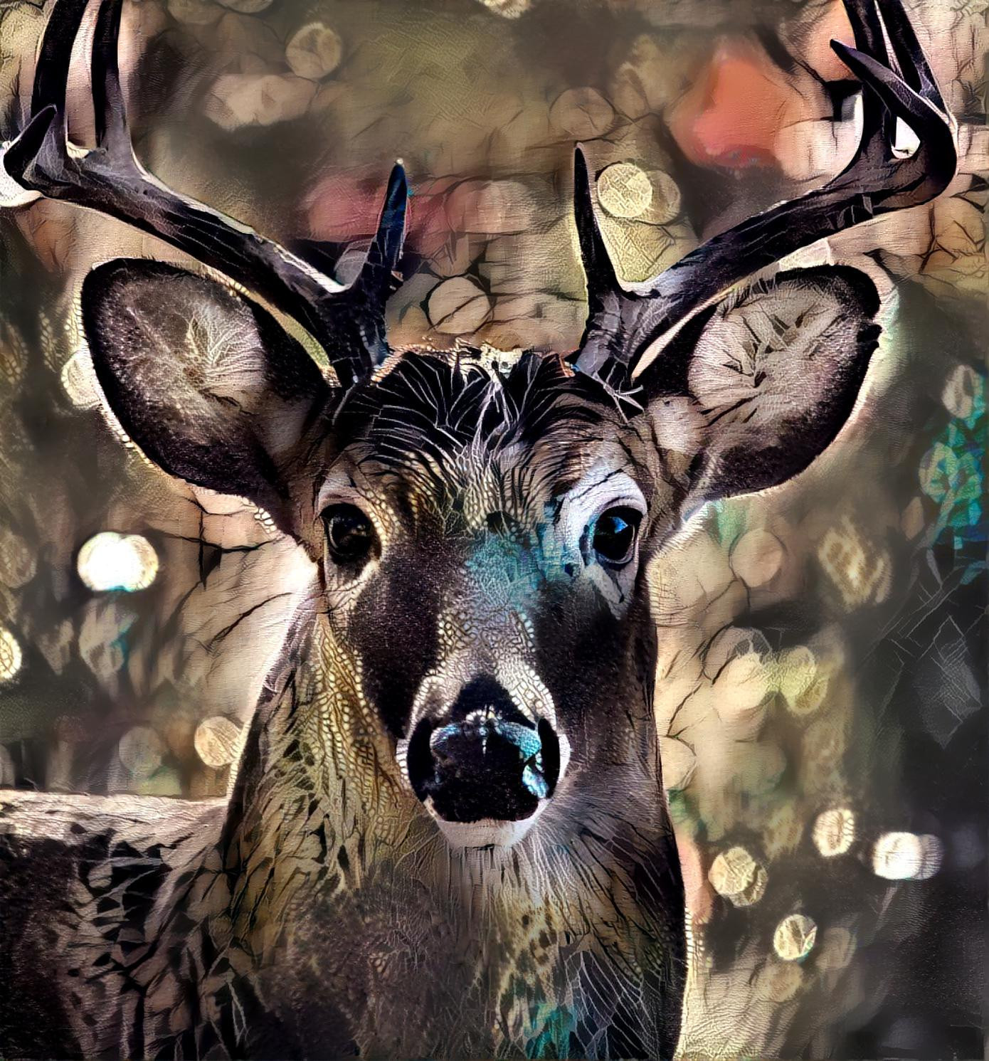 Deer in Jackie's back yard
