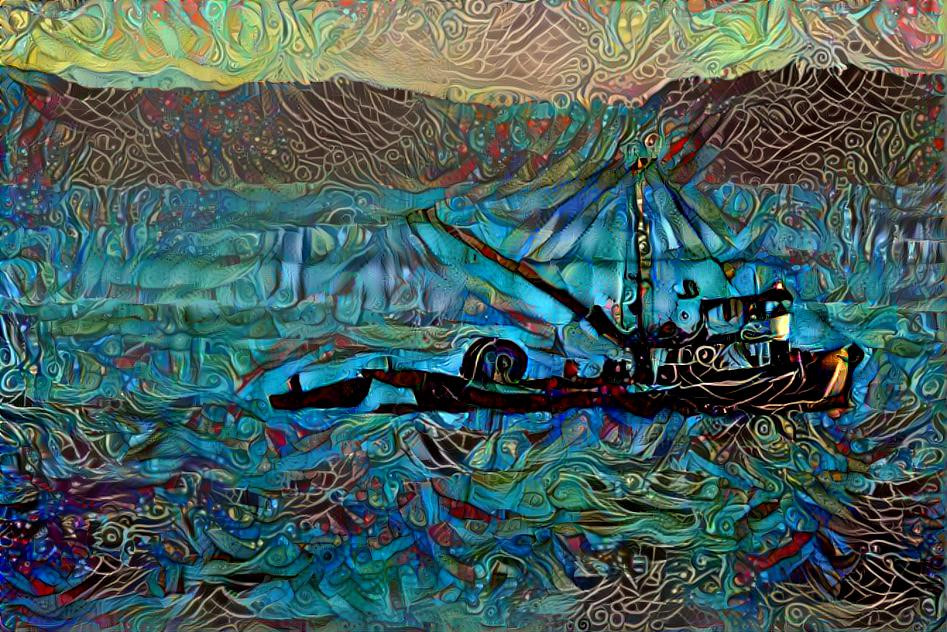 Trawler on Salish Sea