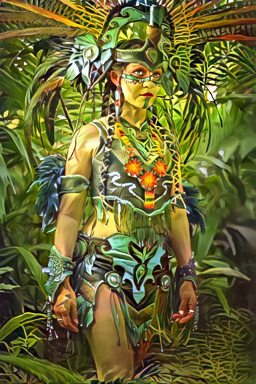 female traditional aztec clothing II