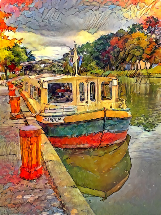 Sam Patch Erie Canal Boat