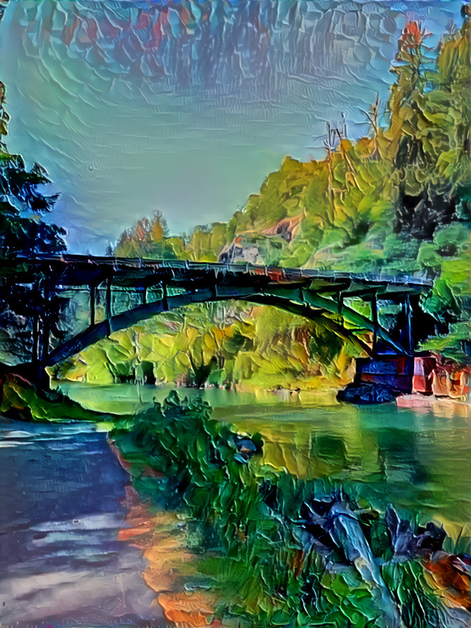 Bridge over Kalama River