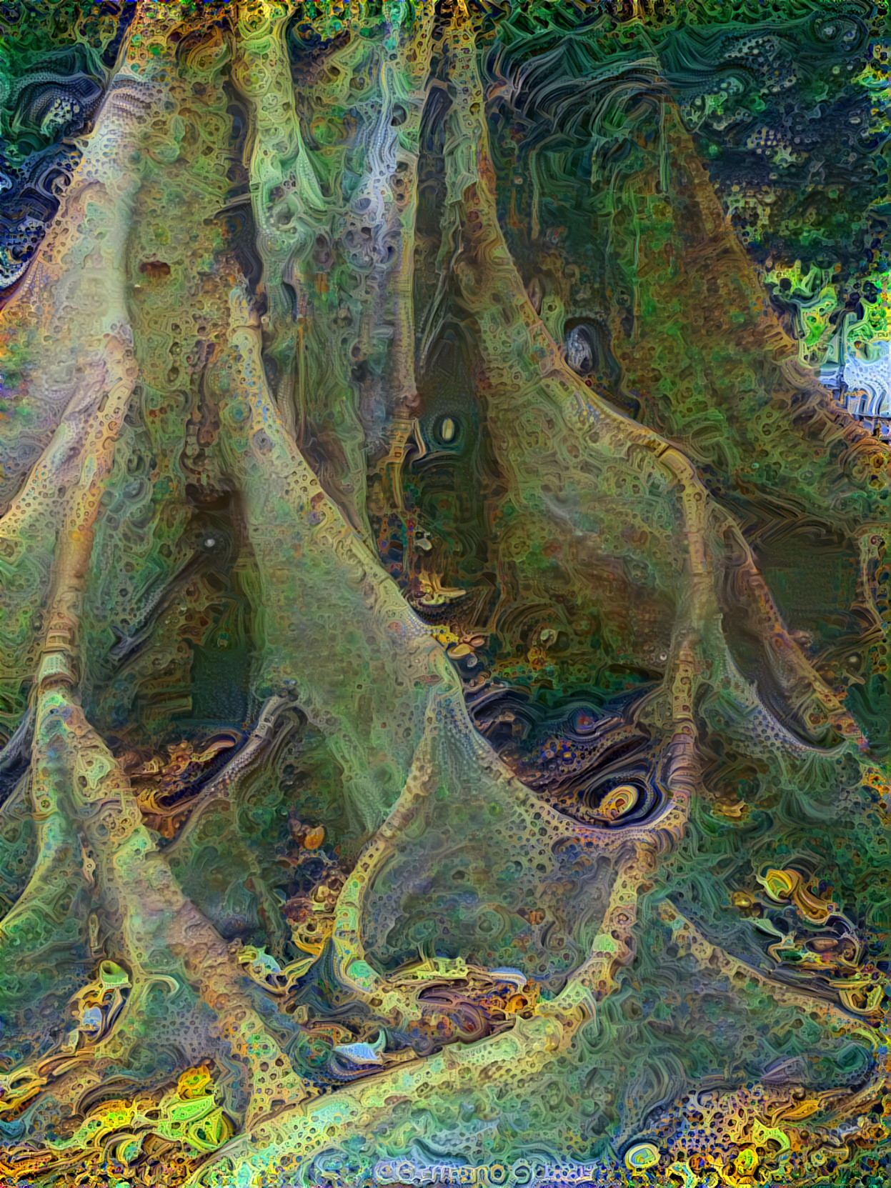 Fractal Ficus Roots