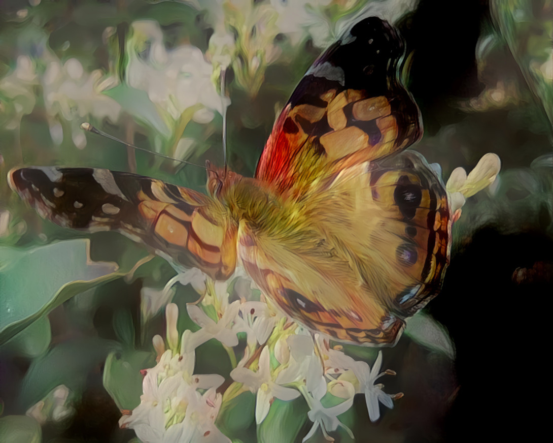 Butterfly on Blossoms1