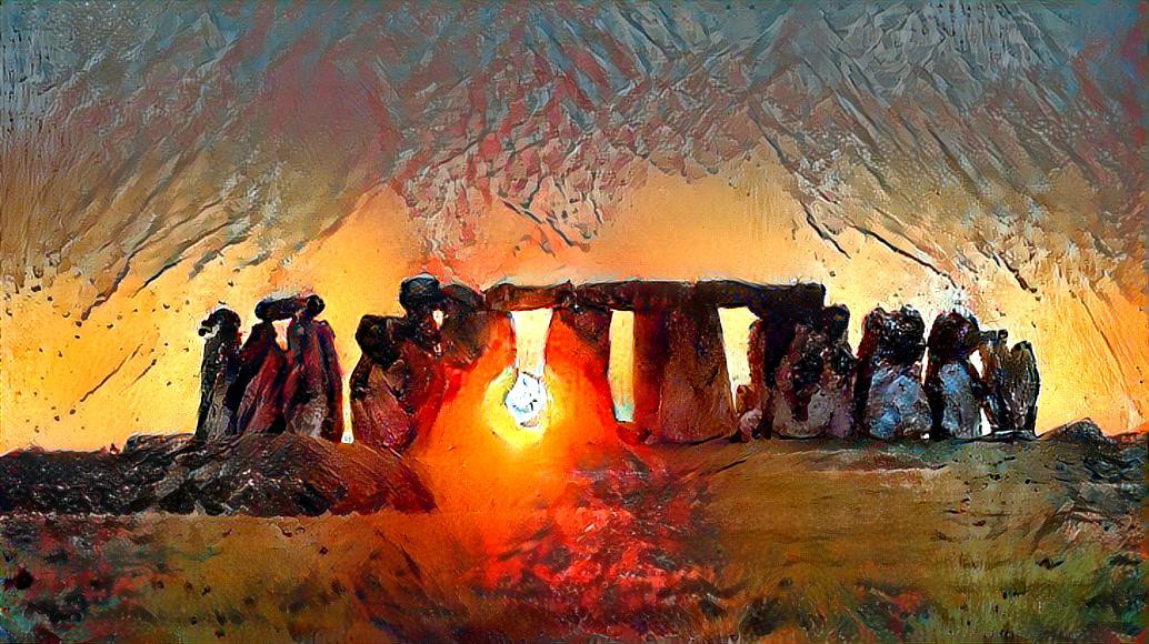 solstice at stone henge