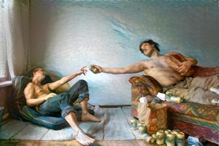 The creation of man