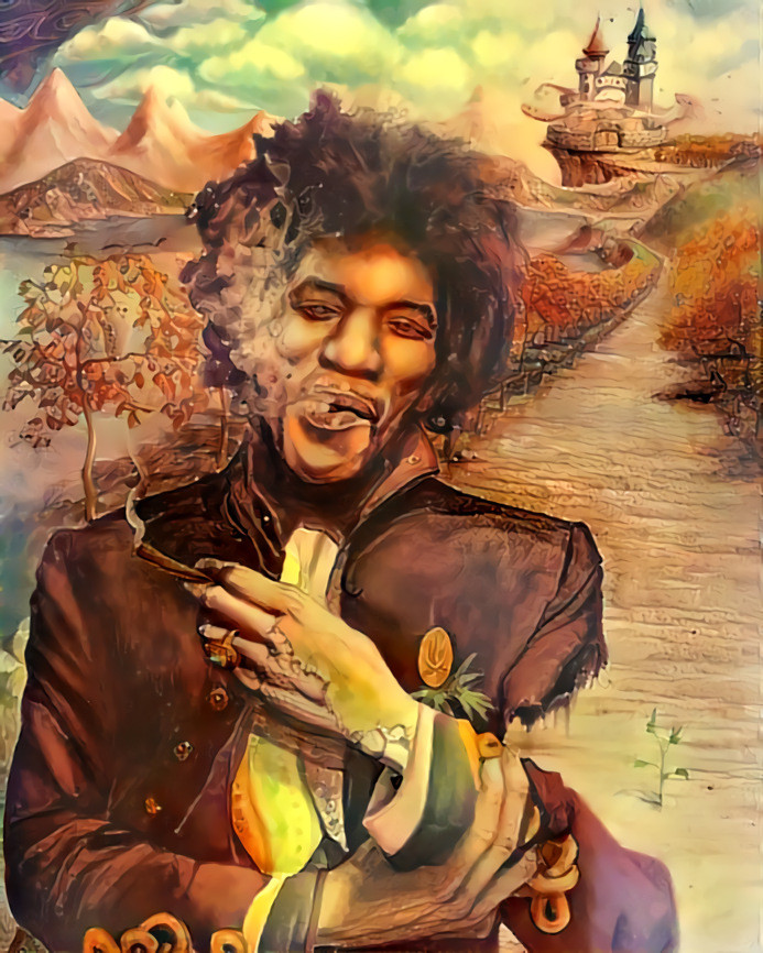 Source: "Jimi Hendrix" - artwork by Raymond L. Warfield jr _ (190323)