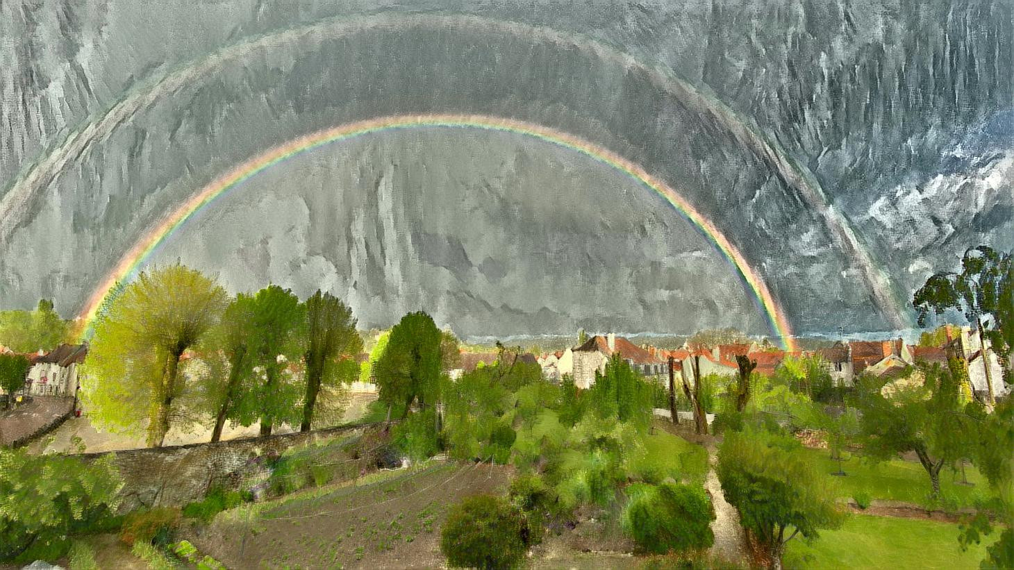 Double rainbows 