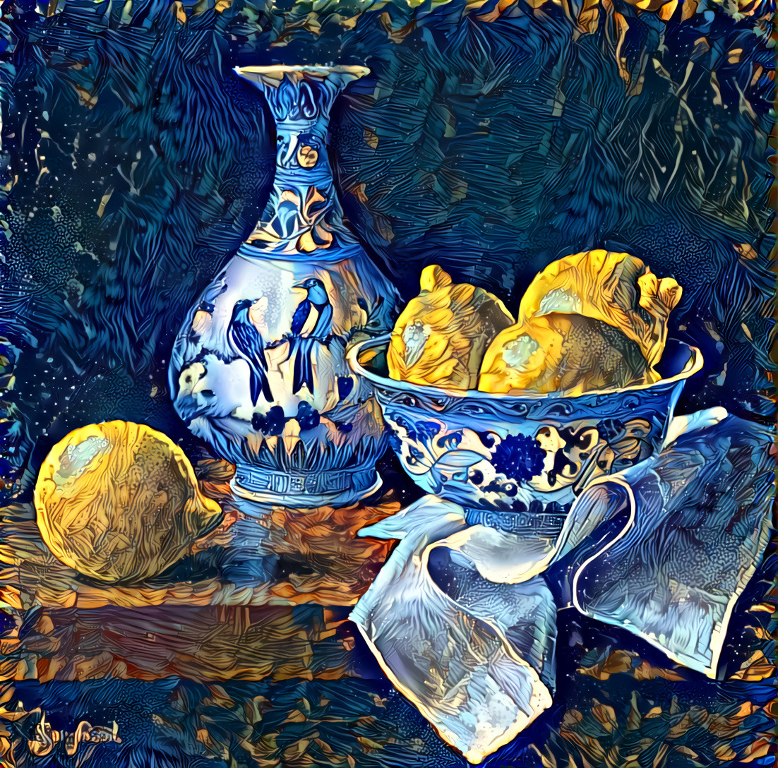 "Still life with lemon" 