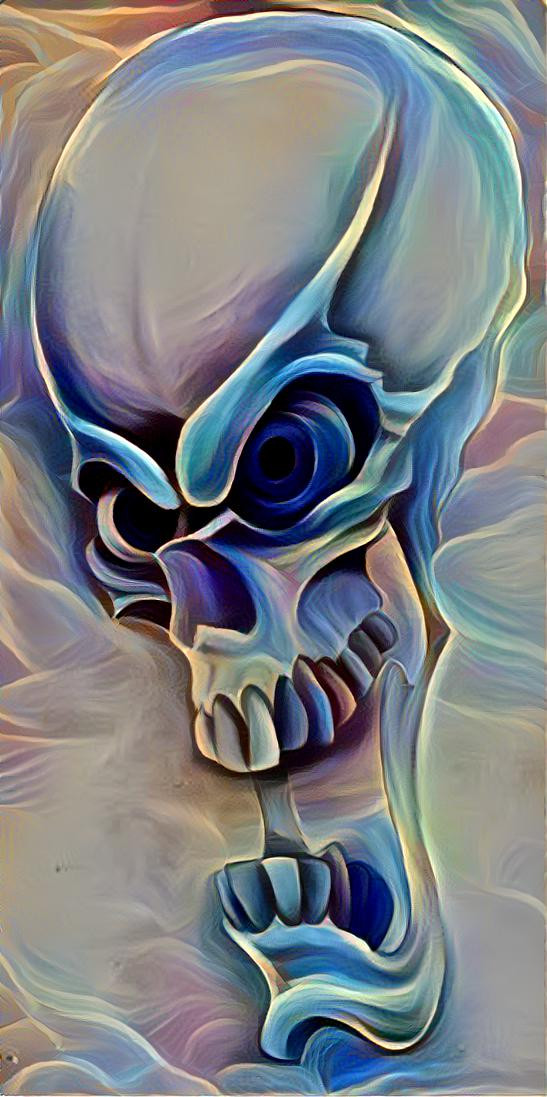 angry skull