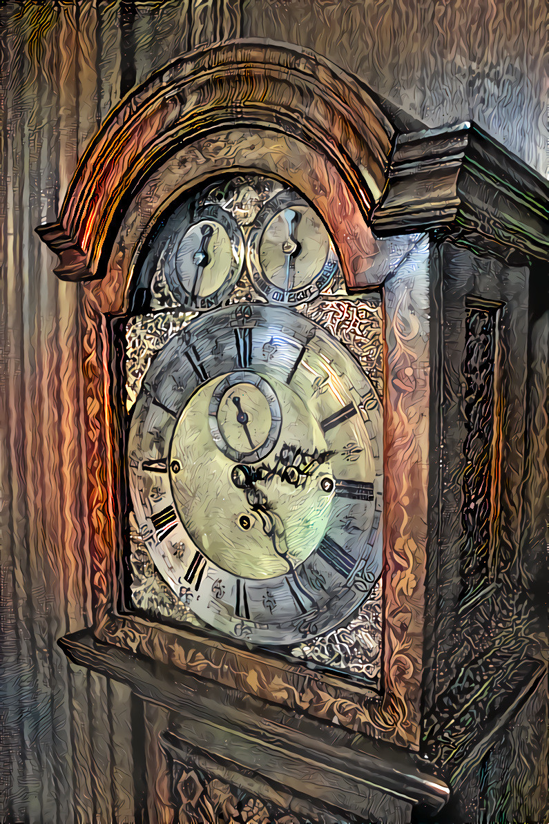 Grandfather Clock V1.  Source is my own photo.