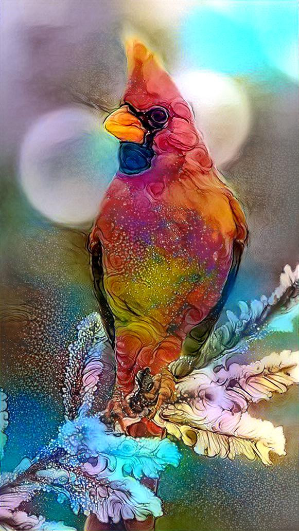 Rainbow Fire Bird