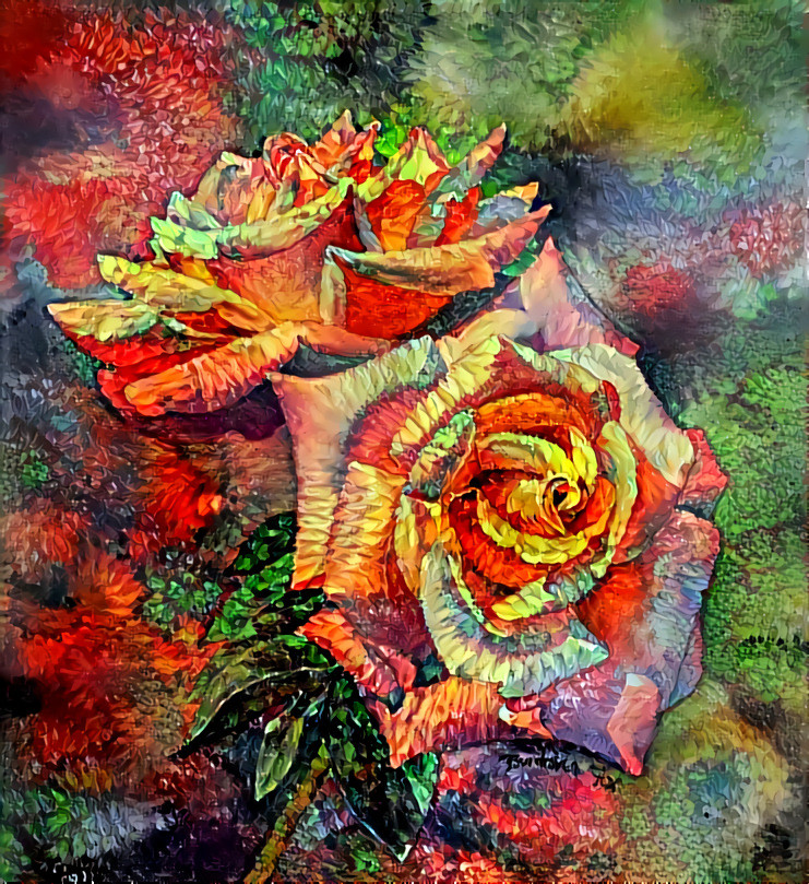 "Wild roses" _ source: artwork by Barbara Fox _ (190807)