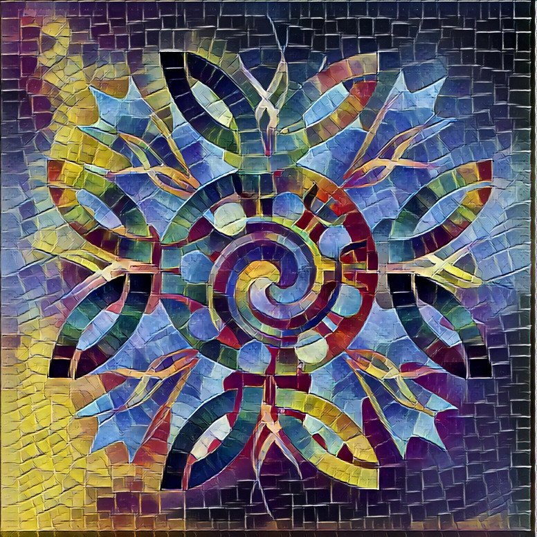 Mandala mosaic