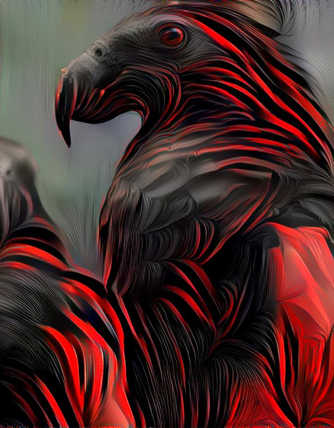  the Dracula parrot