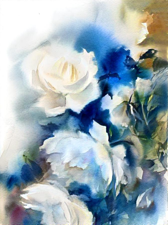Watercolor+Roses