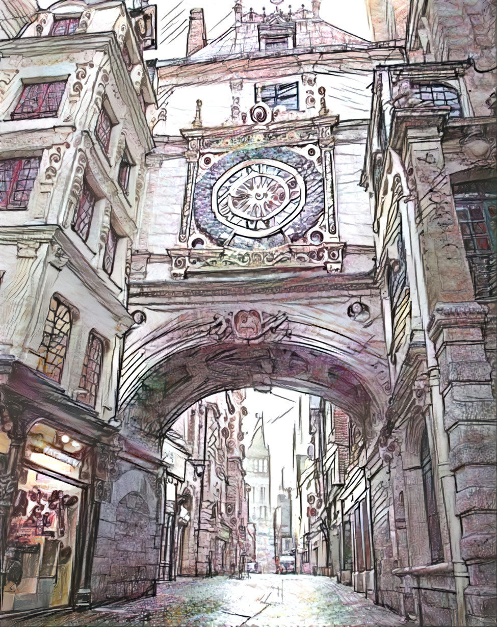  Le Gros-Horloge "Great-Clock" Rouen France (1389)