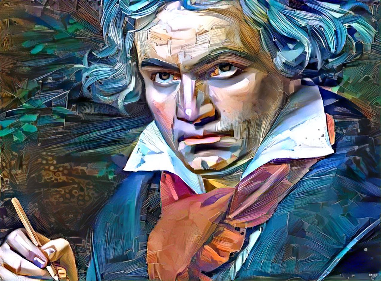 Beethoven's 10th Symphony ended with  AI.