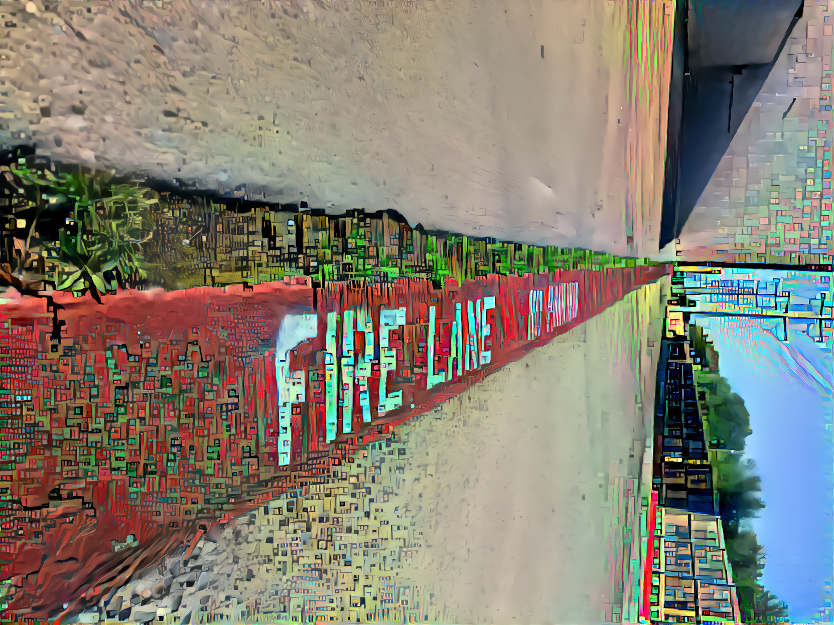 Surreal Microcubic Fire Lane