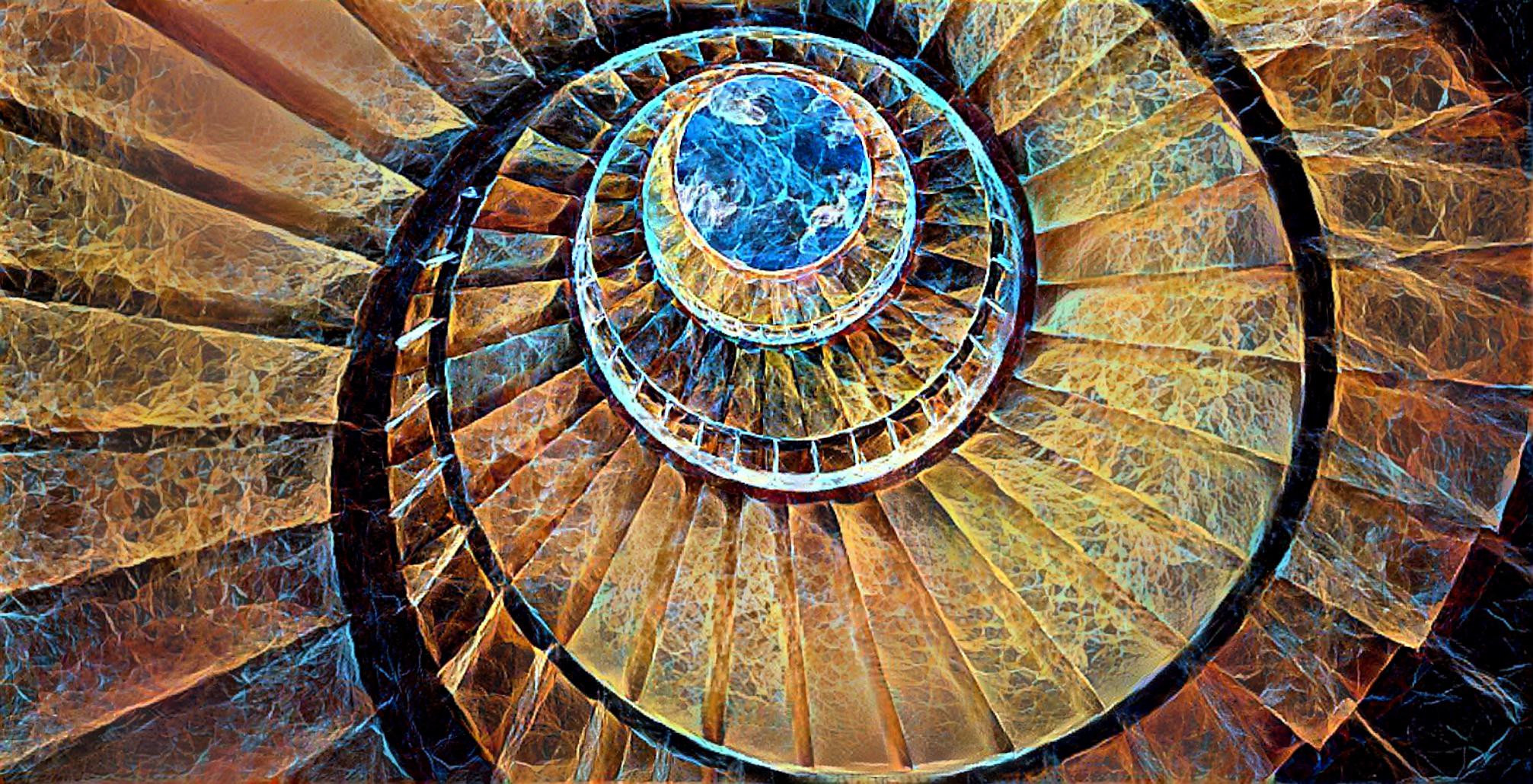 Upward Spiral Stairs