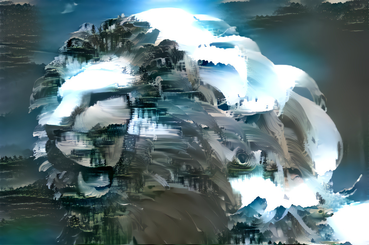 Iron Lion Landscape (Goji Takumi's awesome style image!)