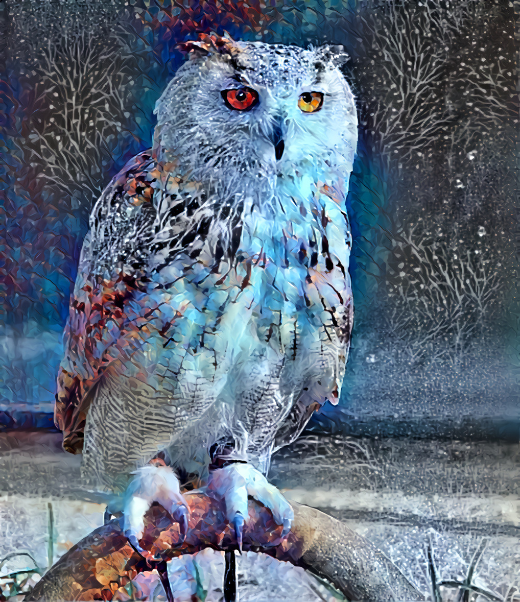 Blue Night Owl