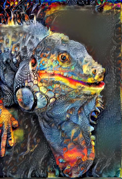 lizard, portrait, retexture