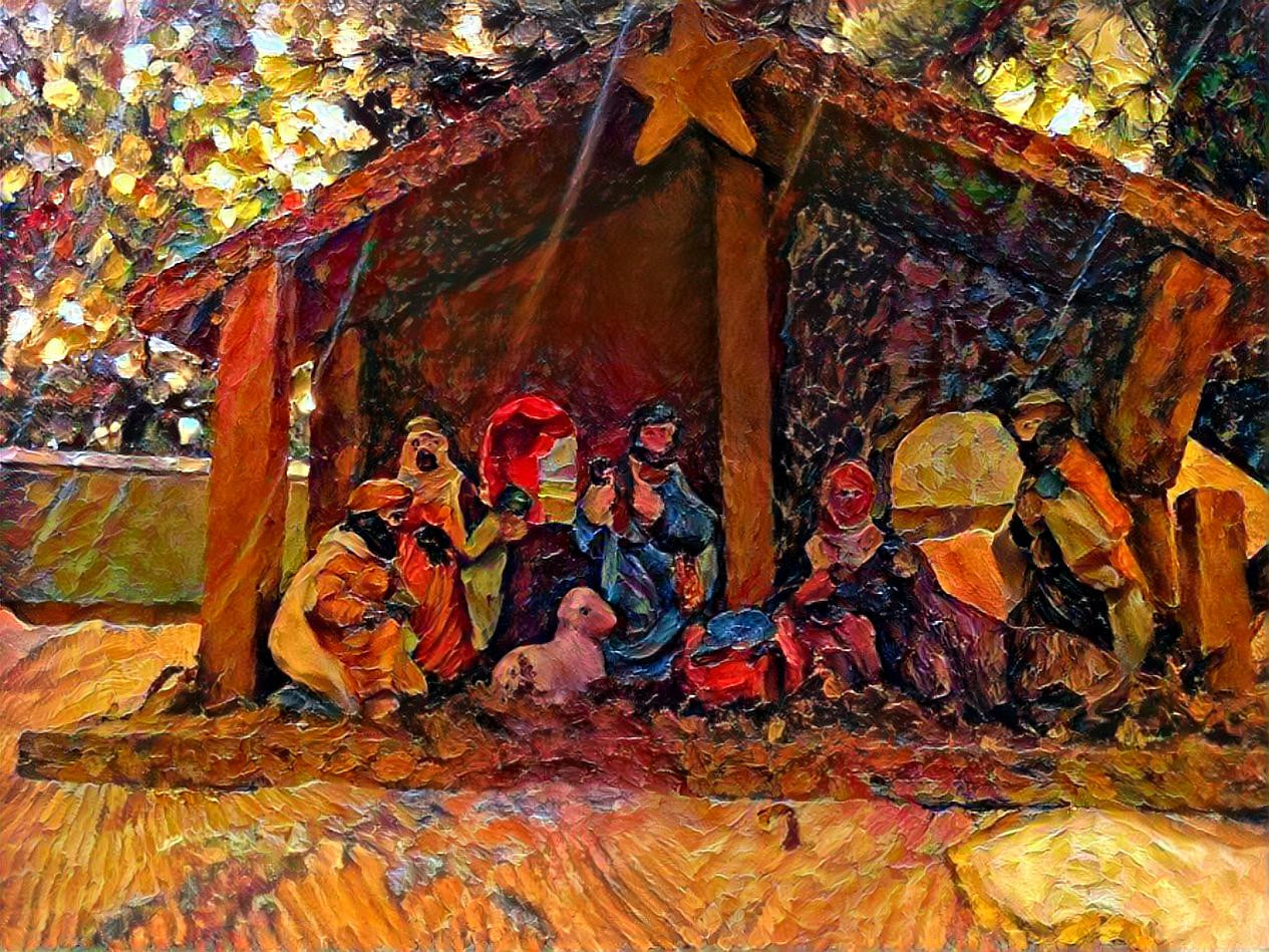 Nativity scene Christmas 