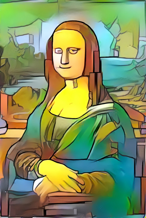 Modern Art Mona Lisa