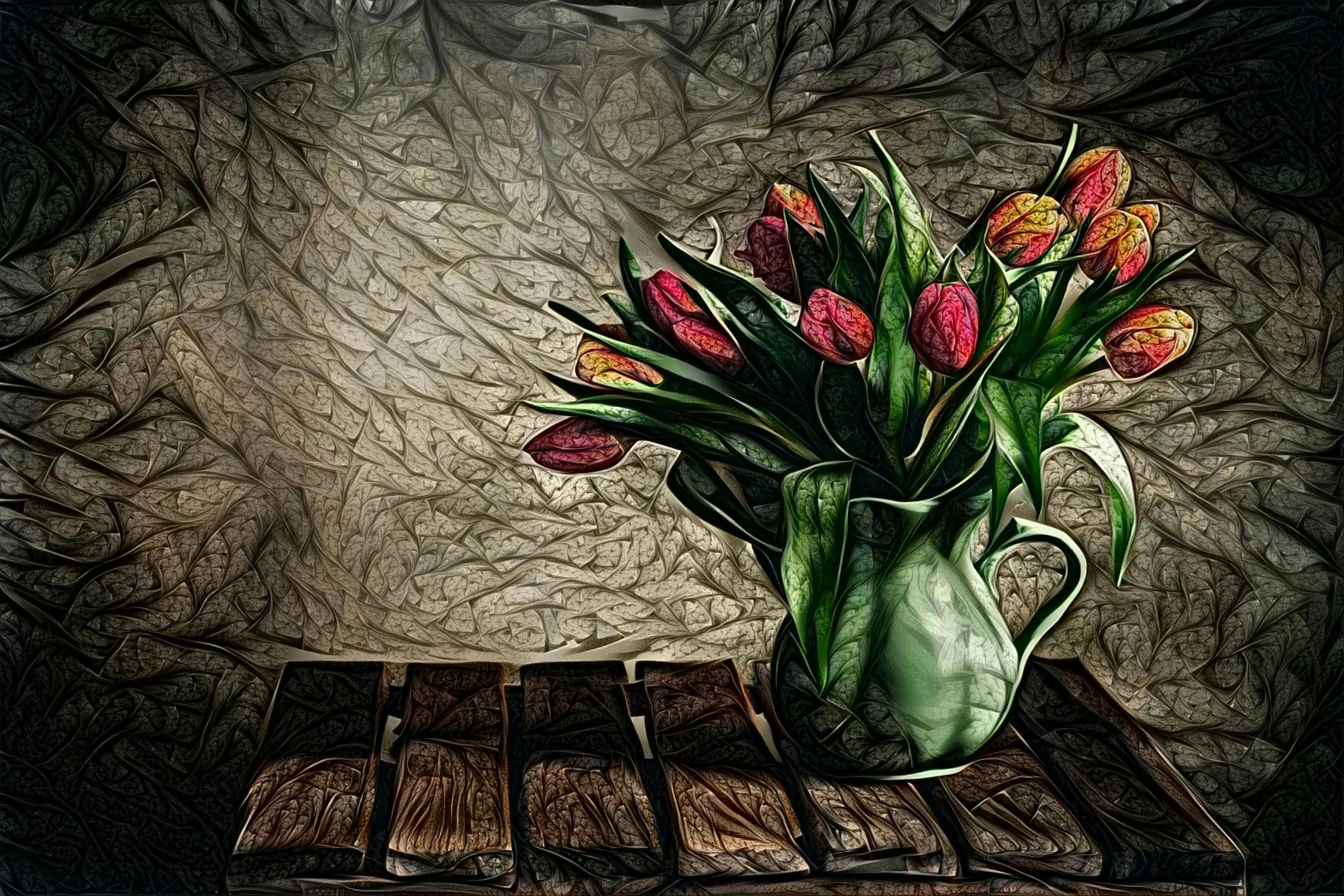 Tulips on a Table