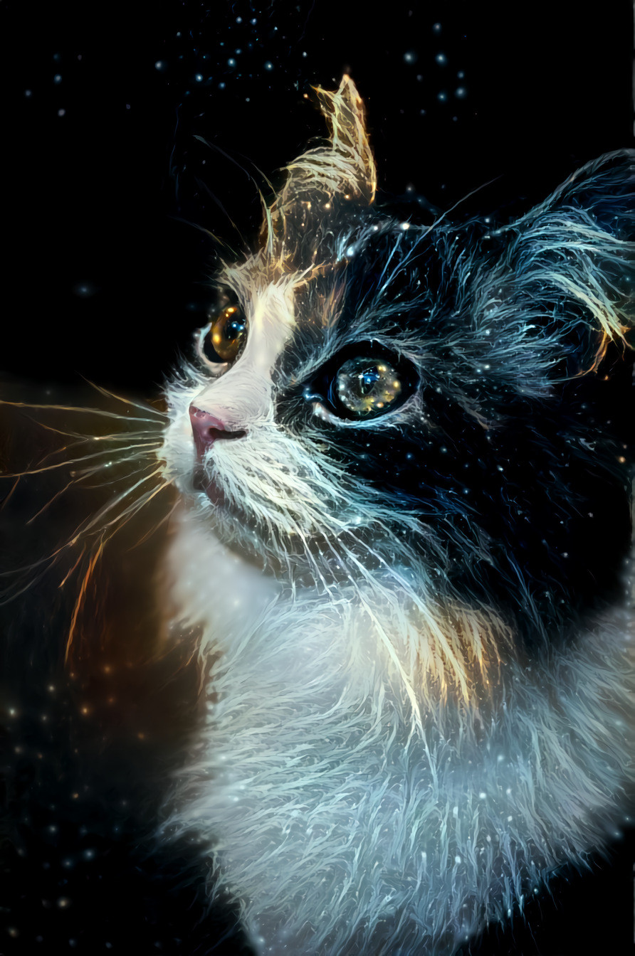 animal project - cat ilusion