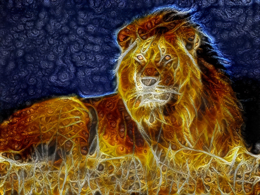 Source: Fractalius Lion (by Megaossa, on images-free.net)
