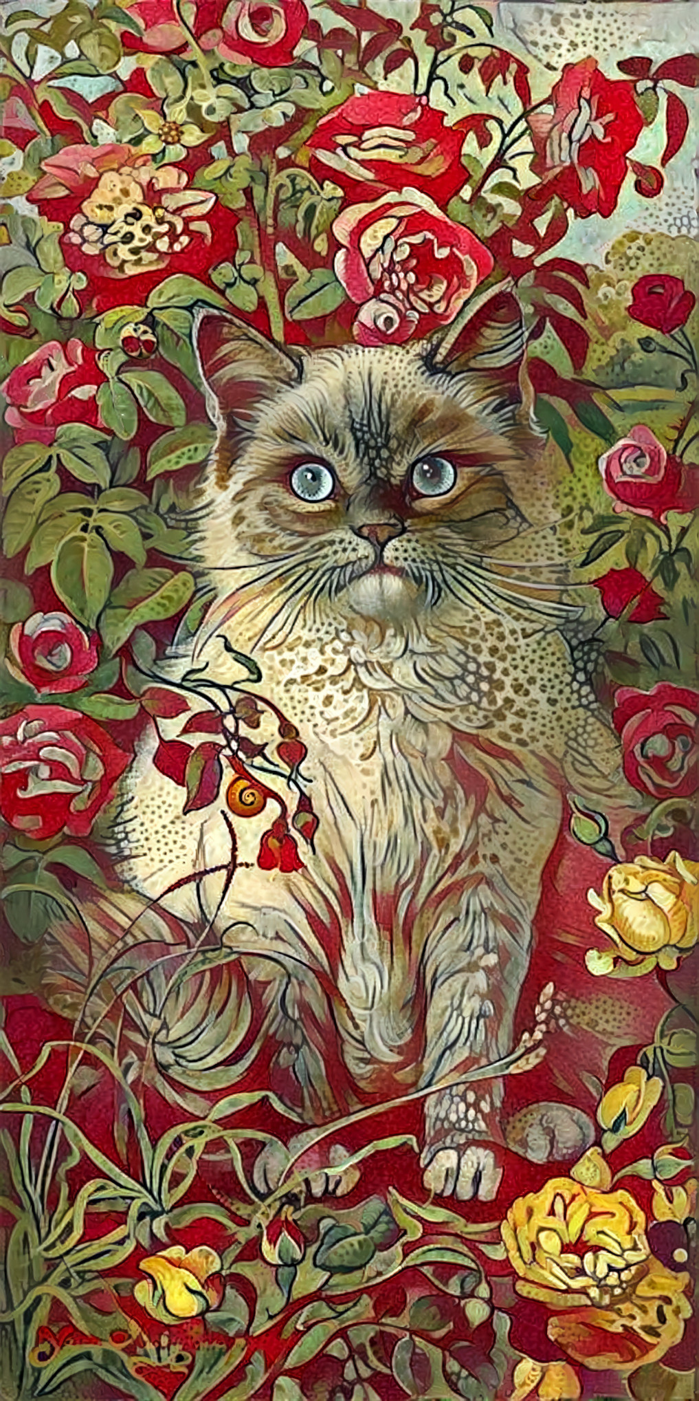Floral Cat [FHD]