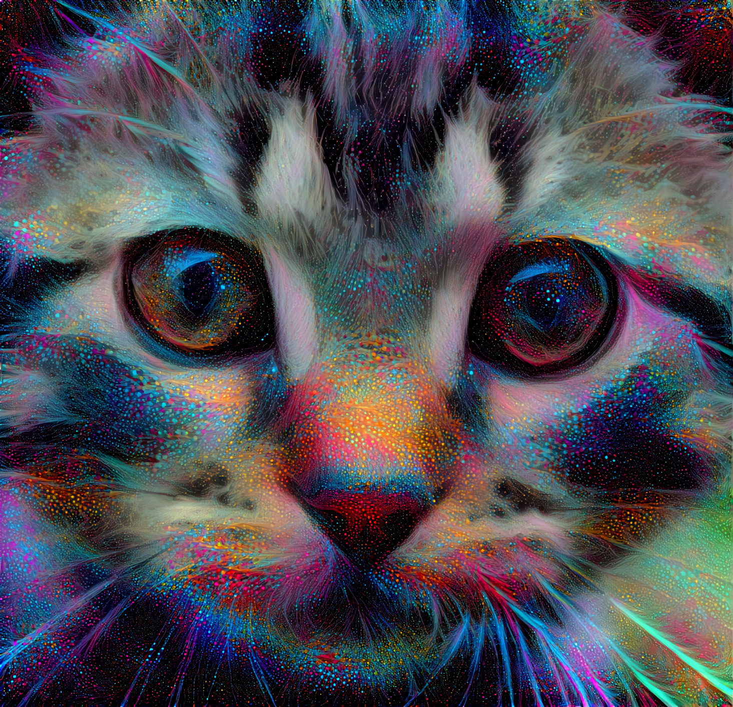 Colorful Kitty