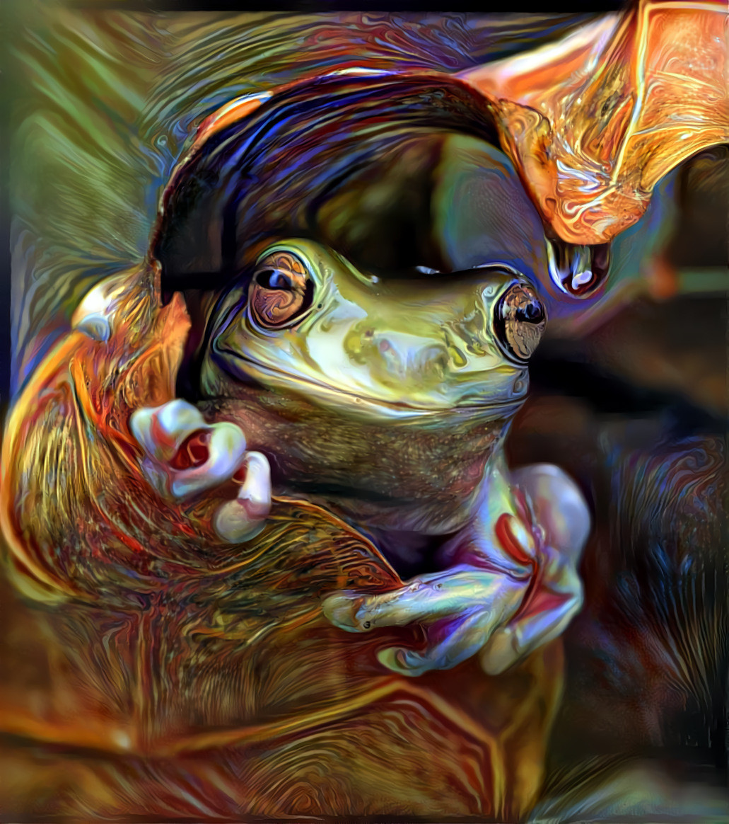 Glossy frog