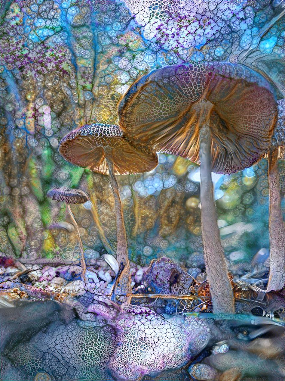 Oyster Mushrooms Rock