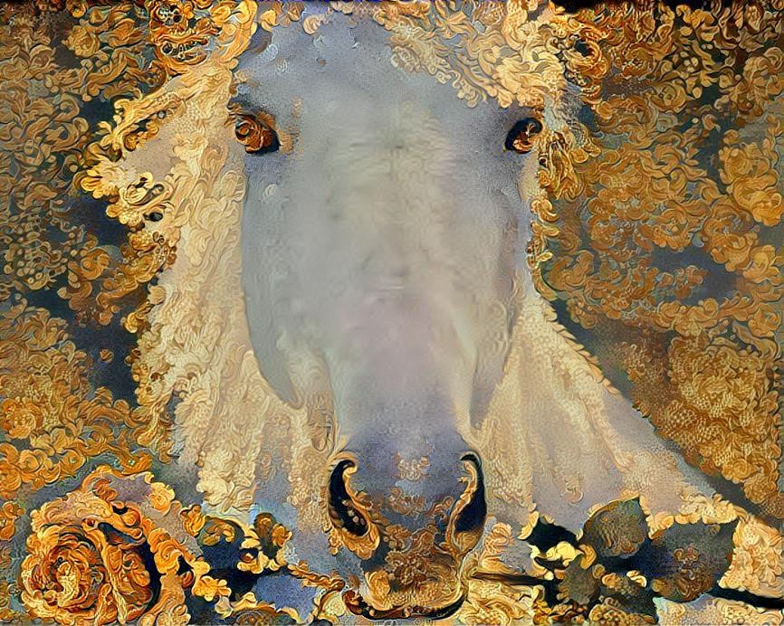 Golden horse